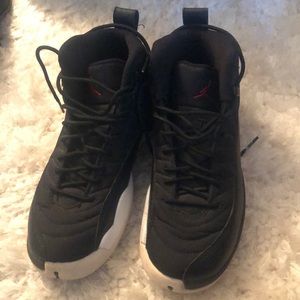 Nike Air Jordan 12 Retro BG Neoprene Black White GS Size 7Y
